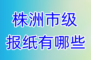 株洲市級(jí)報(bào)紙有哪些