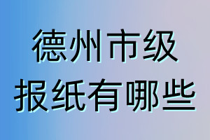 德州市級(jí)報(bào)紙有哪些