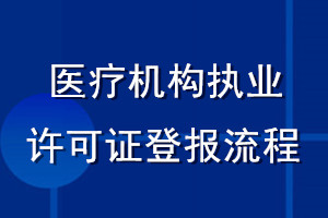 醫(yī)療機(jī)構(gòu)執(zhí)業(yè)許可證登報流程